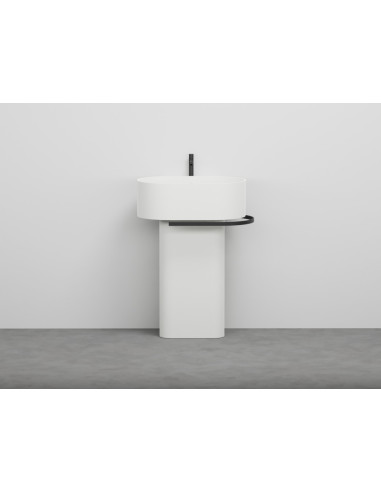 Cielo Lavabo Otis ovale su colonna liscia o binata