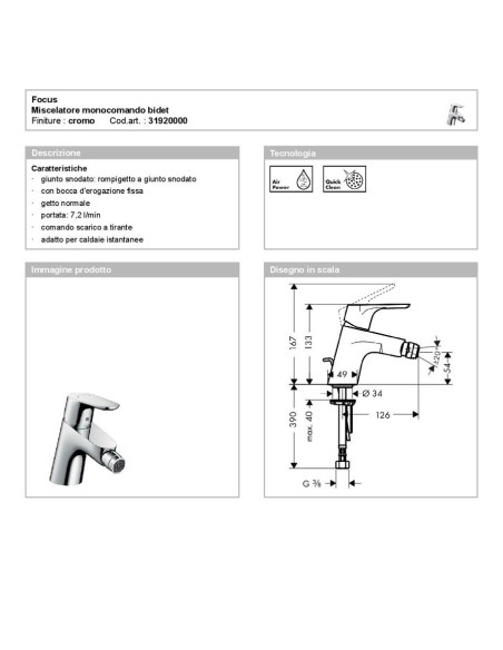 quaranta-ceramiche-bidet-focus-E2-hansgrohe