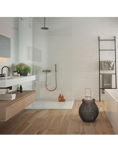 RIVESTIMENTO MARAZZI ABSOLUTE WHITE TWIST 3D LUX 25X76