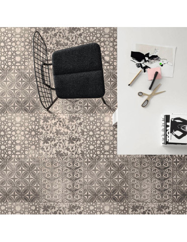 DECORO MARAZZI POWDER LIBERTY SMOKE GRAPHITE CRETE 75X75