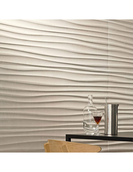 RIVESTIMENTO MARAZZI STONE ART IVORY STRUTT MOVE 3D  40X120