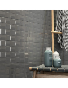 RIVESTIMENTO MARAZZI POTTERY SLATE STRUTTURA CUBE 3D 25X76