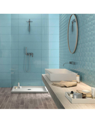 RIVESTIMENTO MARAZZI POTTERY TURQUOISE STRUTTURA 3D 25X76
