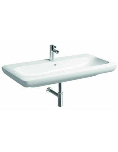 Lavabo in ceramica sospeso simmetrico cm 100 Pozzi Ginori serie Fast