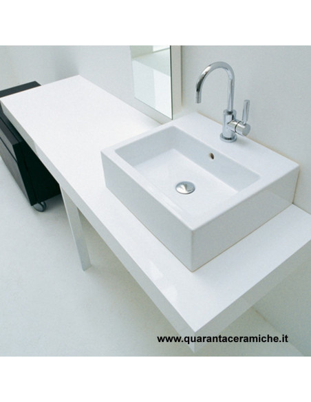 Flaminia Acquagrande lavabo sospeso o da appoggio cm 60