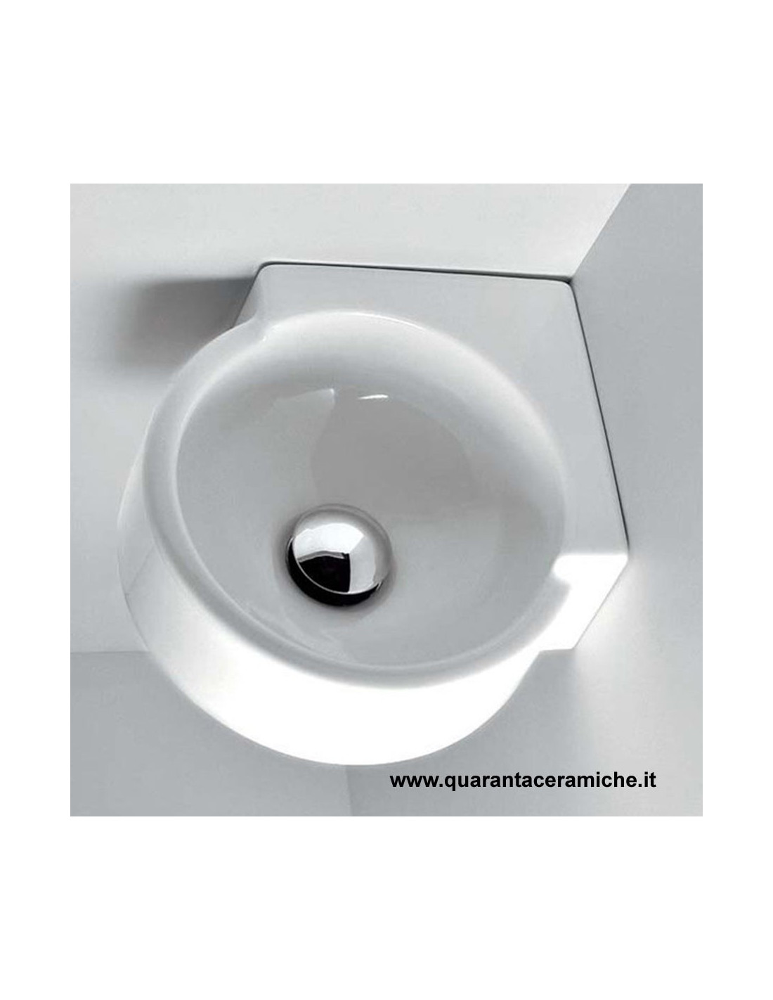 Flaminia Lavabo Mini Twin ad angolo art 5060 - Quaranta Ceramiche