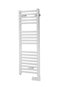 Termoarredo elettrico Lazzarini Cortina bianco con termostato 920x480