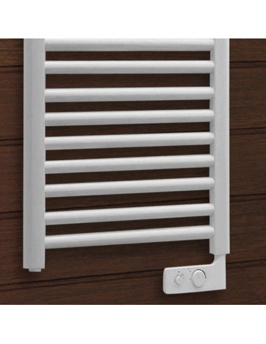 Termoarredo elettrico Lazzarini Cortina bianco con termostato 1703x550