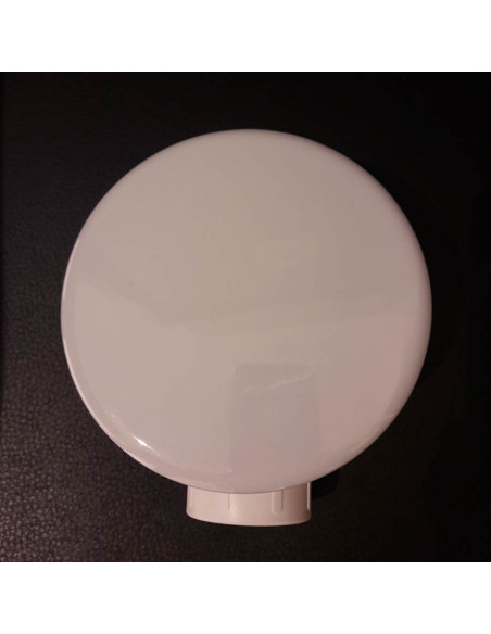 Sifone per p.doccia 90mm coperchio in ceramica bianca