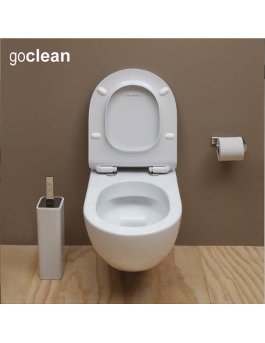 Ceramica Flaminia App kit sospeso vaso Goclean, bidet e coprivaso rallentato avvolgente