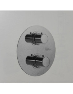 Kit termostatico doccia incasso 1 via con miscelatore lavabo e miscelatore bidet