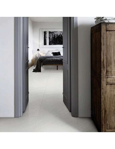 PAVIMENTO MARAZZI MYSTONE LAVAGNA BIANCO  RETT 75X150