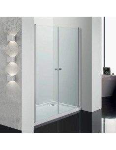 Perla porta a saloon 80 cm cristallo stampato 6 mm altezza 190 cm