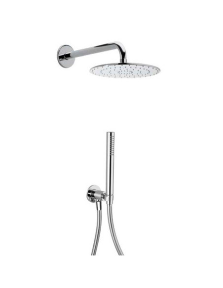 Bongio O'Clock miscelatore lavabo, bidet, doccia incasso con deviatore e soffione con doccetta