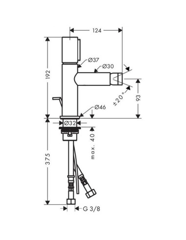 Hansgrohe Axor Citterio M miscelatore monocomando per lavabo