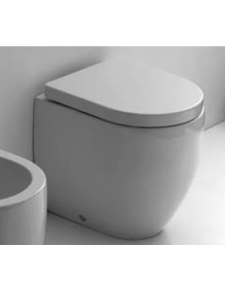 Kerasan Flo filo muro vaso e coprivaso avvolgente