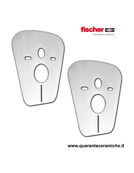 Membrana antirumore Fischer per sanitari sospesi vaso e bidet