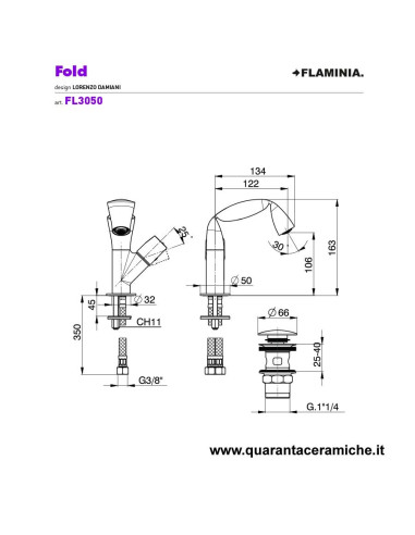 quaranta-ceramiche-rubinetti-fold-flaminia