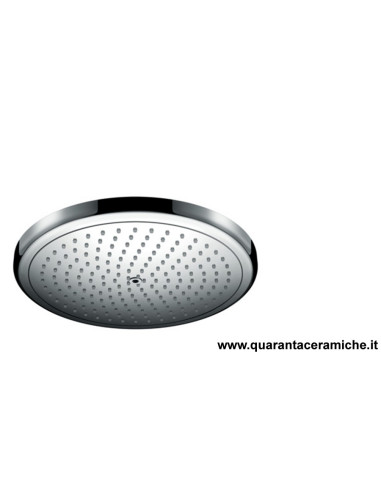 quaranta-ceramiche-soffione e braccio- tondo- Hansgrohe