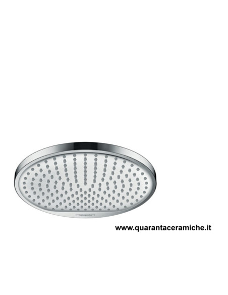quaranta-ceramiche-soffione-tondo e braccio-Hansgrohe