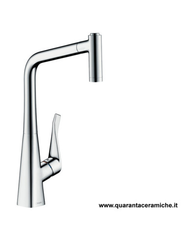 Hansgrohe Metris miscelatore cucina 320 con doccetta estraibile