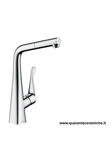 Hansgrohe Metris miscelatore cucina 320 con doccetta estraibile